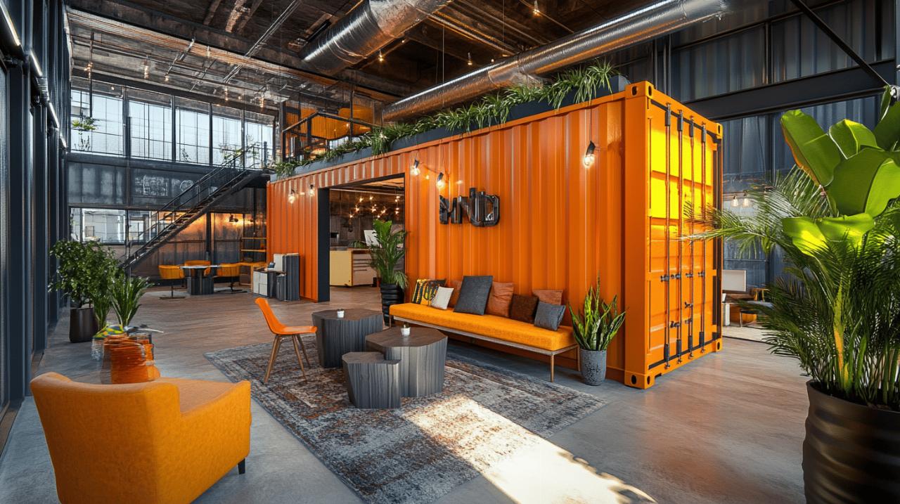 10 idées créatives pour aménager un bureau dans un conteneur maritime : l’atelier d’artiste parfait